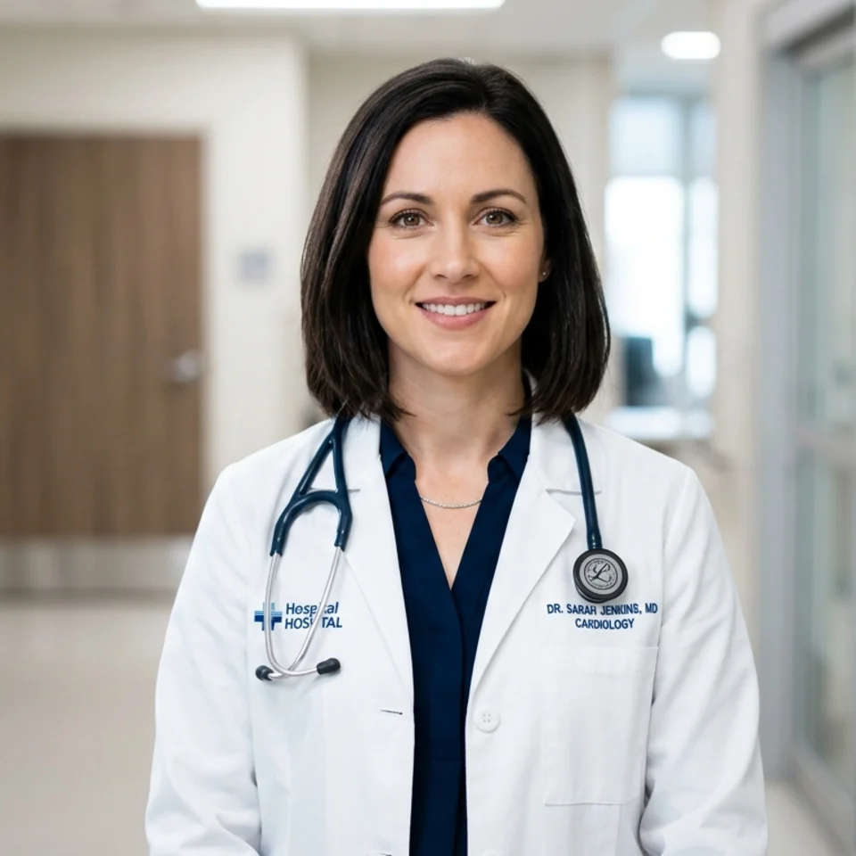 White Coat Portrait Pixshop preview